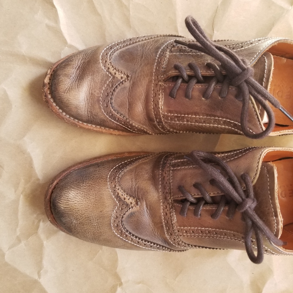 Bed Stu Wingtip (fits 8.0 best) lace-up loafer